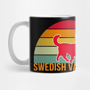 Swedish Vallhund Vintage Silhouette Mug